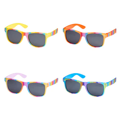 Blue Gem Kids Striped Colors Sunglasses