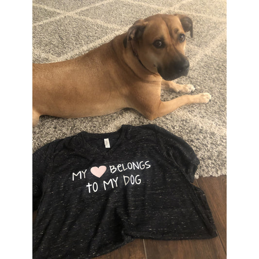 My Heart Belongs to my Dog T-shirt