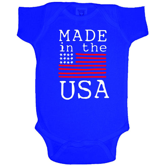 Made in the USA onesie by Jane Marie