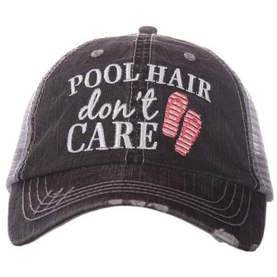 Pool Hair Don't Care hat by Katydid