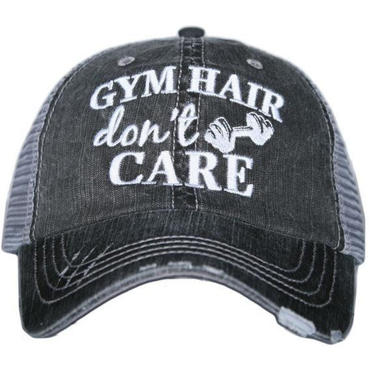Gym Hair Don't Care hat by Katydid