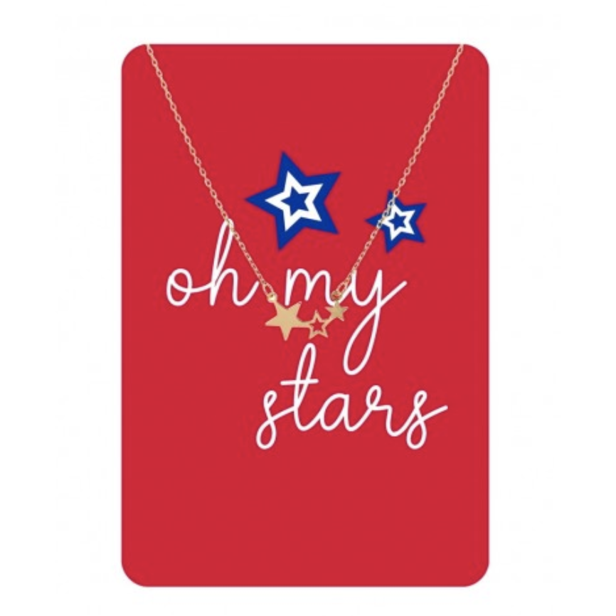 Stars Necklace Card