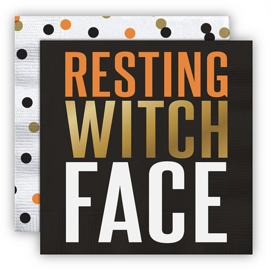 Resting Witch Face Napkins