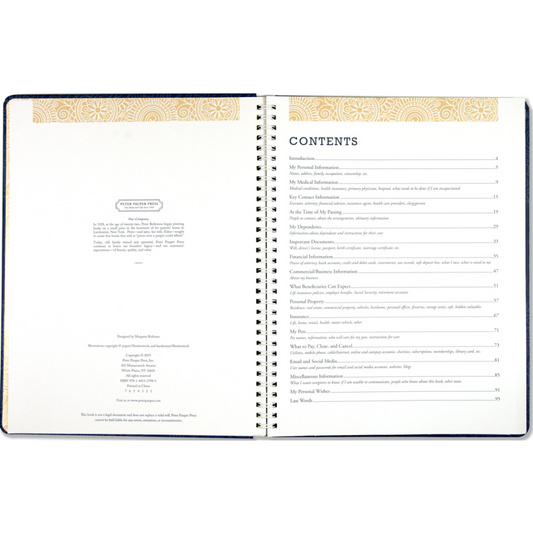 Peace of Mind Planner