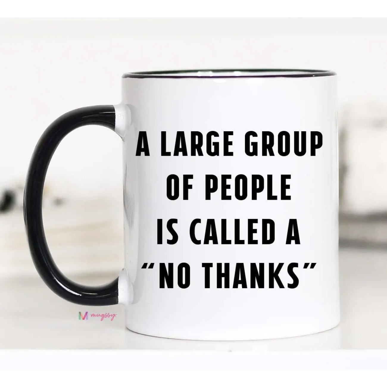 Large Group of People Mug