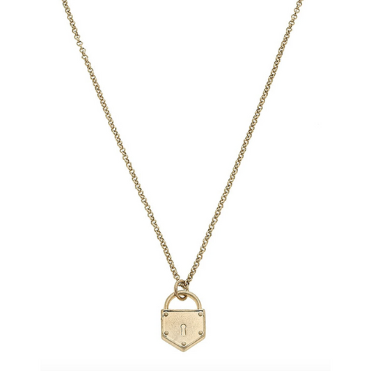 Piper Padlock Necklace