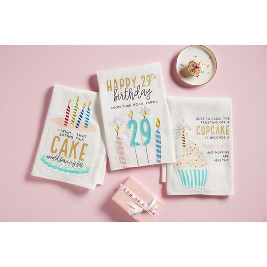 Birthday Cake Towels