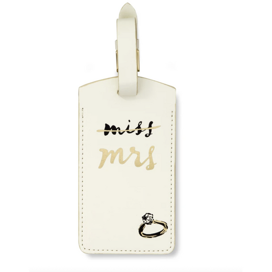 Miss to Mrs. Luggage Tag by Kate Spade