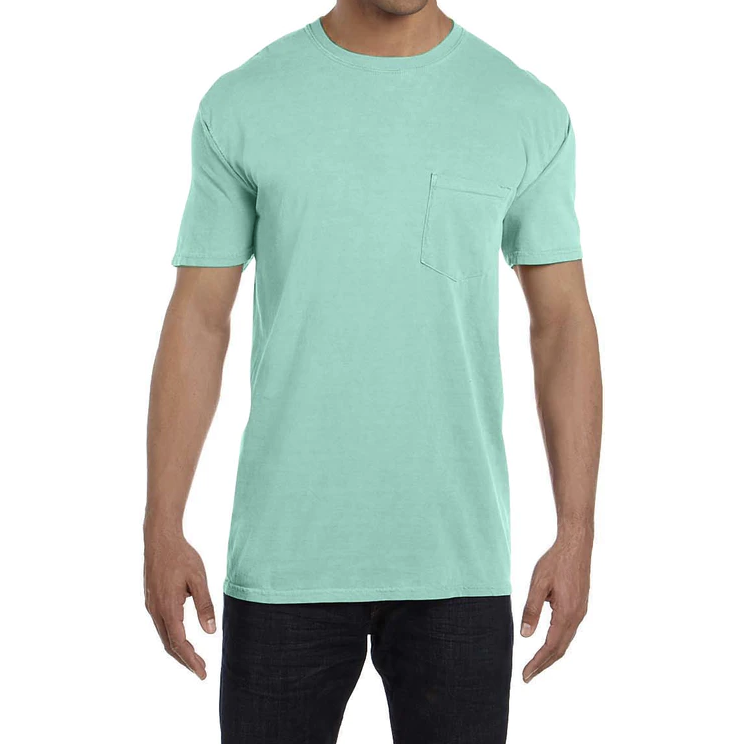 Monogrammed Comfort Colors Pocket Shirt