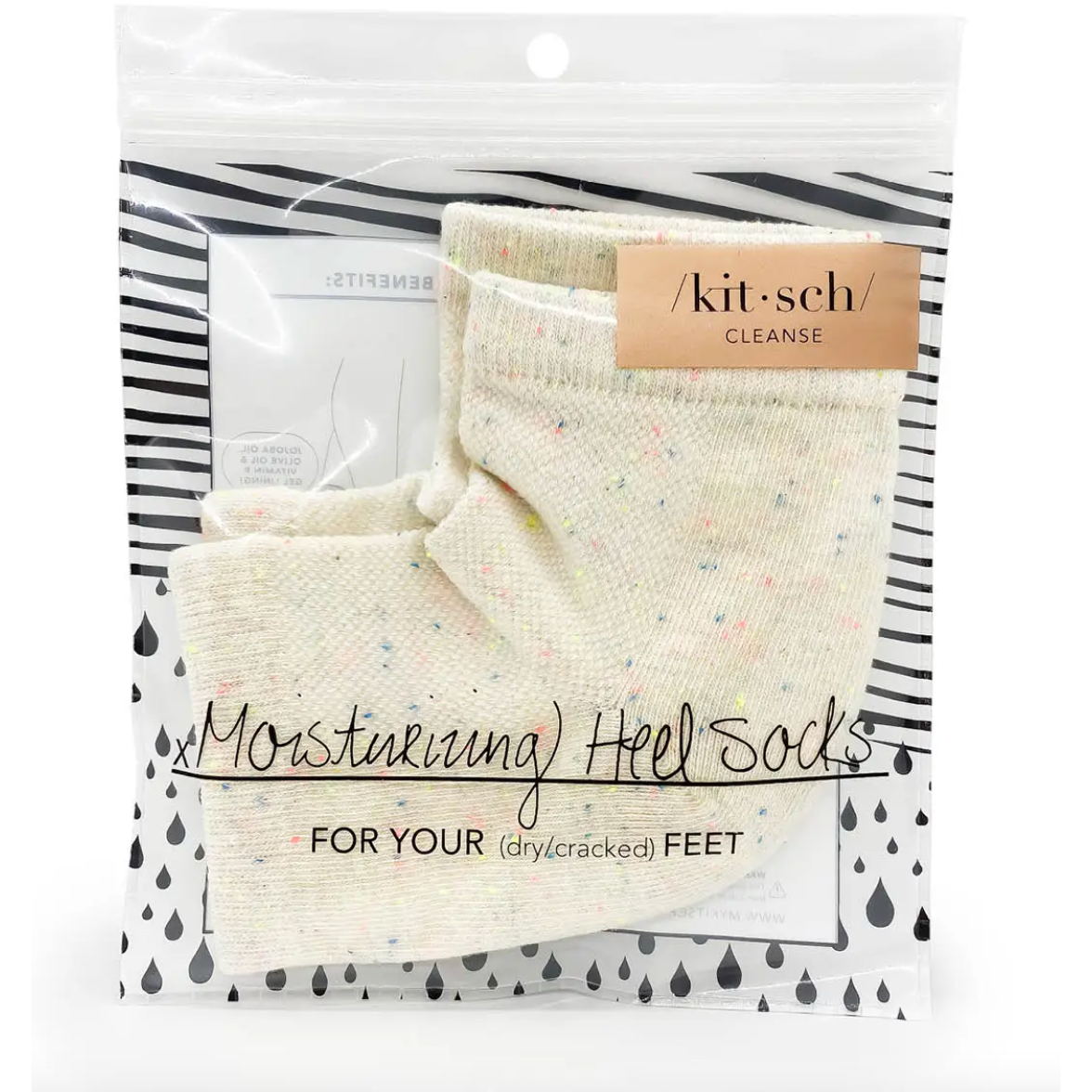Moisturizing Heel Socks by Kitsch