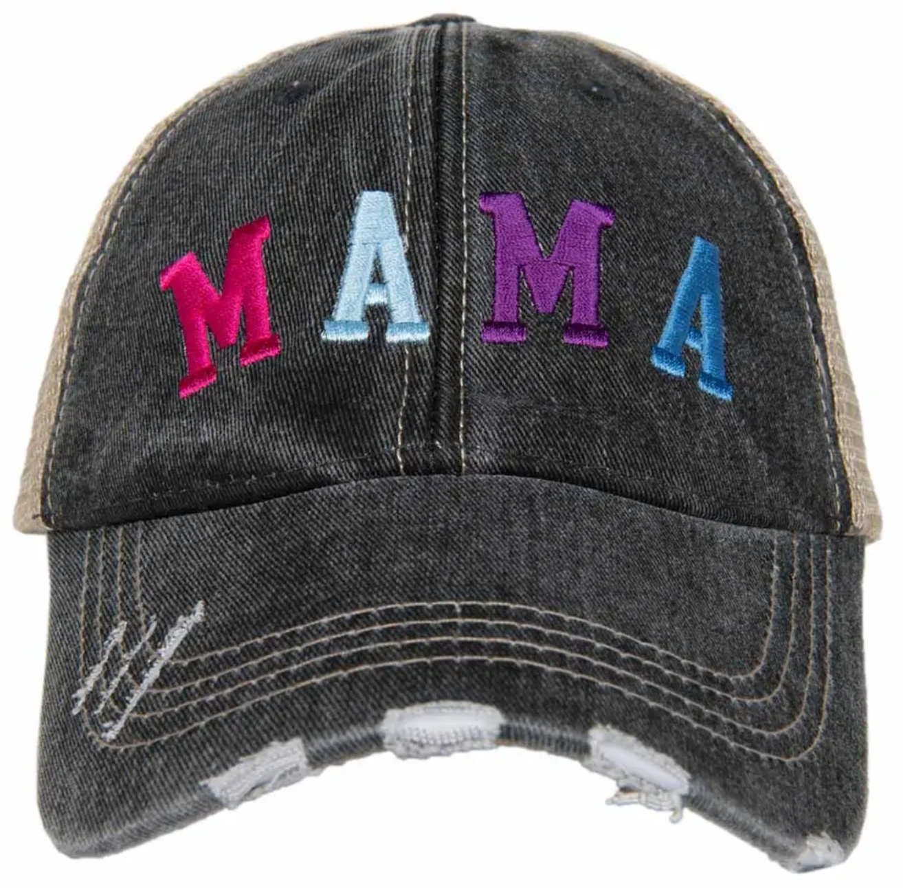 MAMA Multicolored Trucker Hat by Katydid