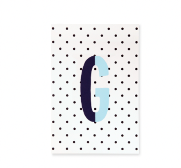 Sparks of Joy Initial Notepad by Kate Spade
