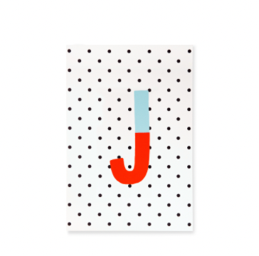 Sparks of Joy Initial Notepad by Kate Spade