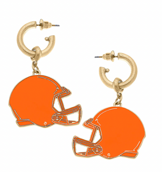 Game Day Helmet Earrings