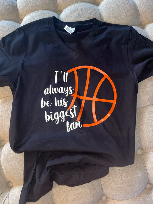 Biggest Fan Basketball Shirt