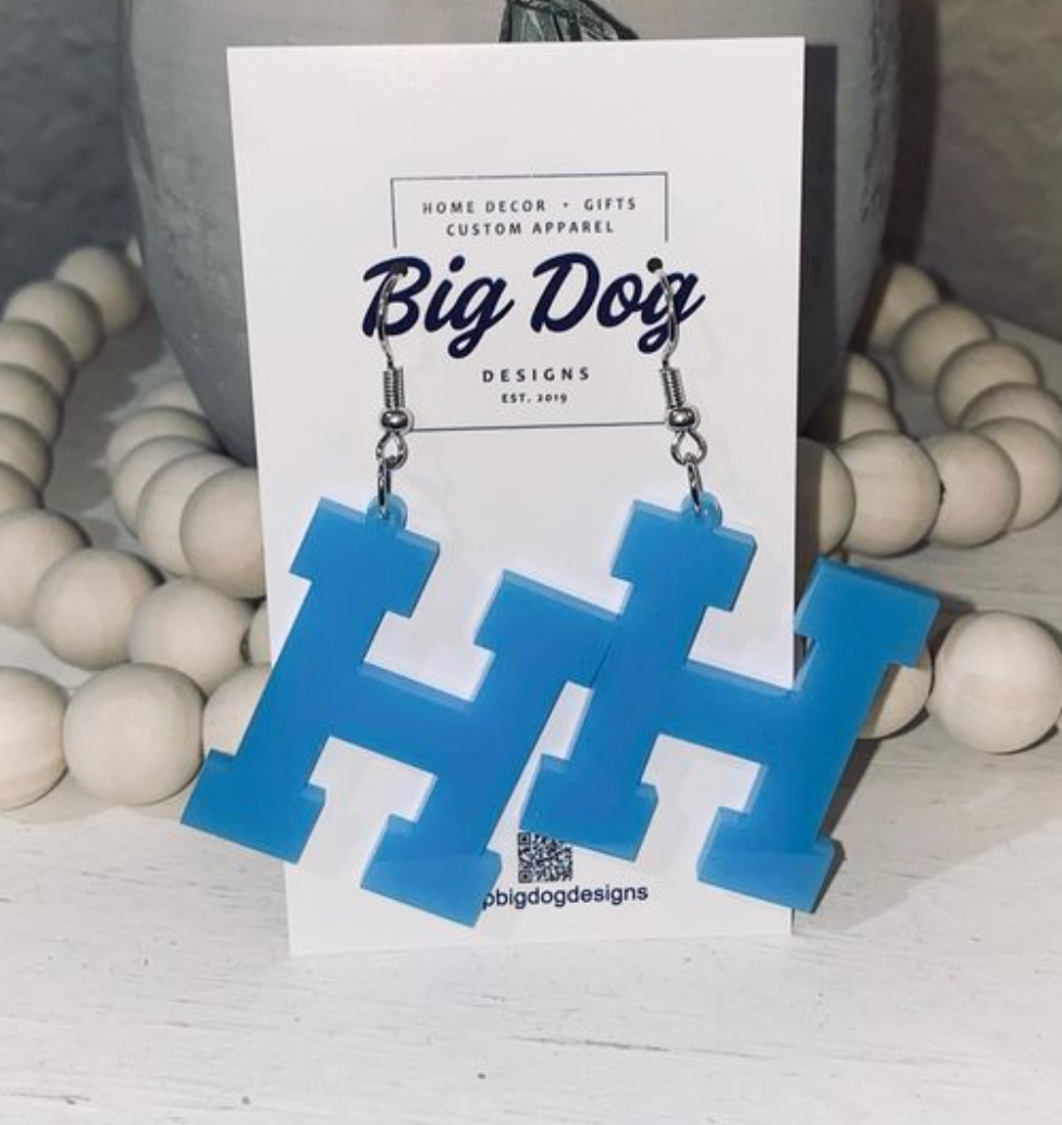 Big Dog High School Gameday Acrylic Earrings