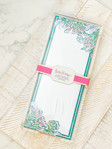 Lilly Pulitzer Acrylic Note Set