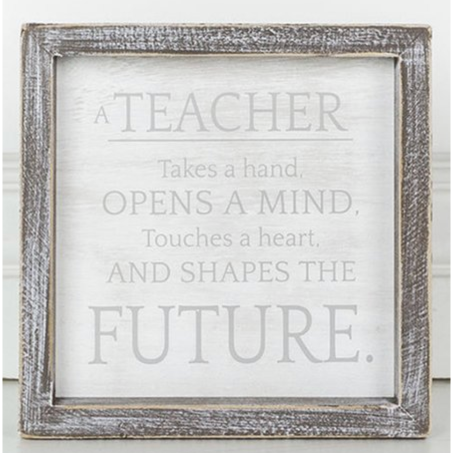 Teacher Wood Sign