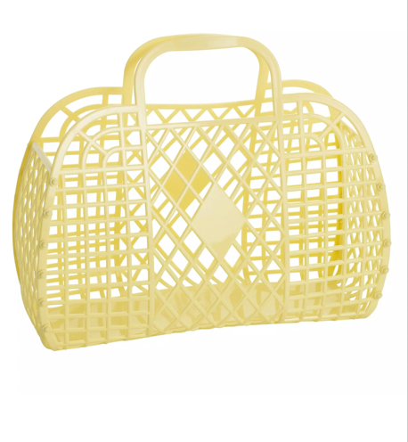 Large Retro Basket by SunJellies