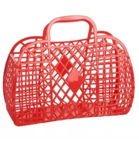 Large Retro Basket by SunJellies