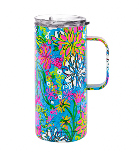 Lilly Pulitzer Travel Mug with Handle
