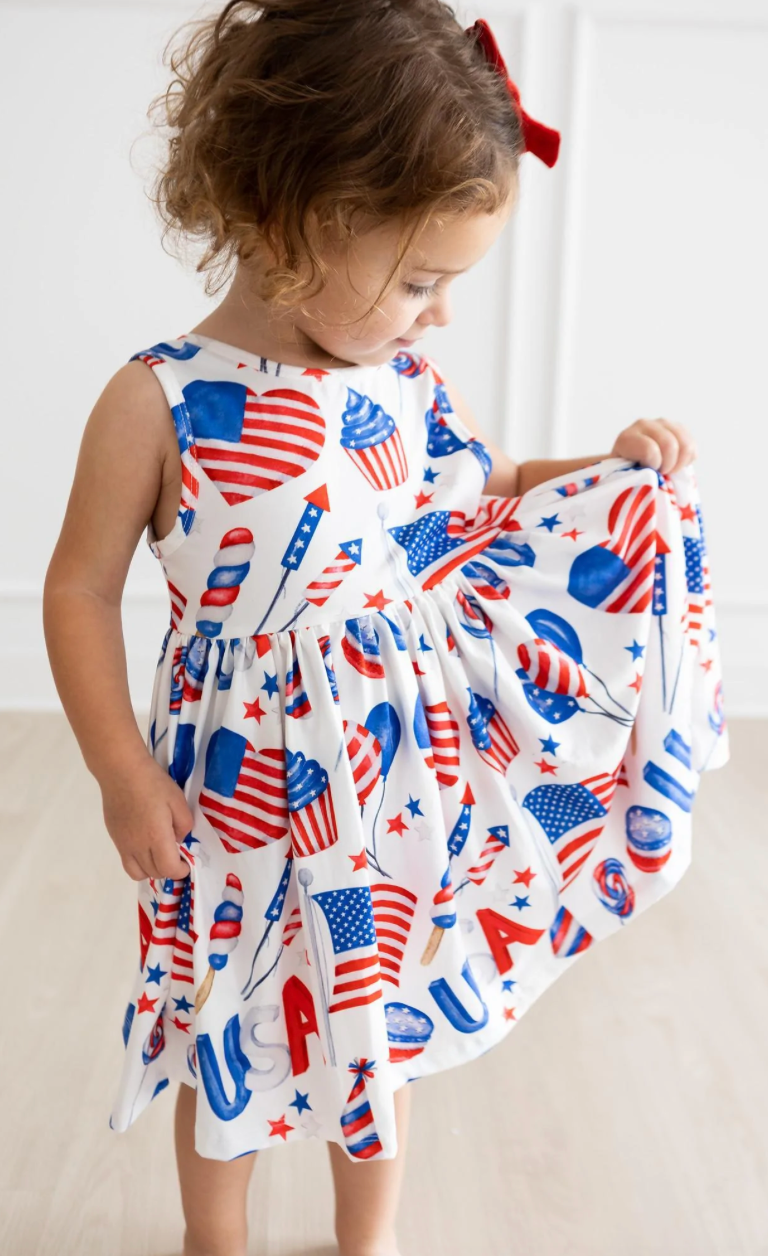 Party in the USA Twirl Dress