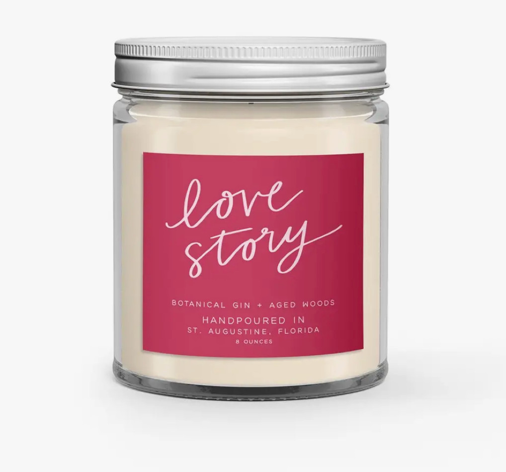 Love Story Candle