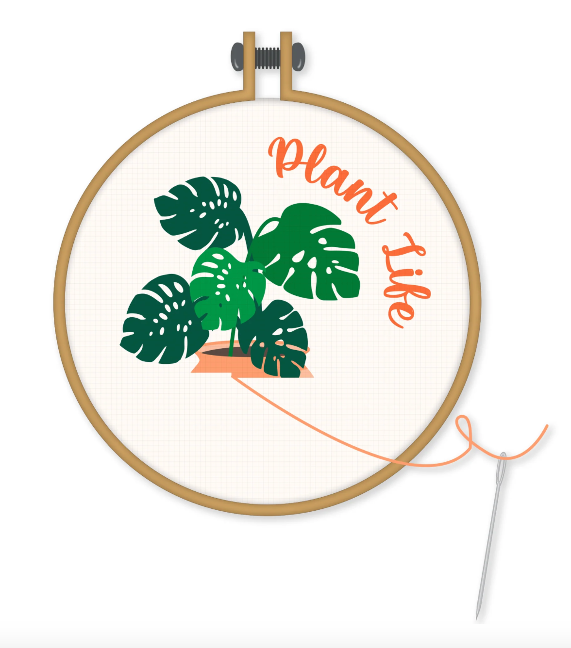 Plant Life Cross Stitch Kit