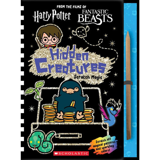 Hidden Creatures Scratch Magic Book