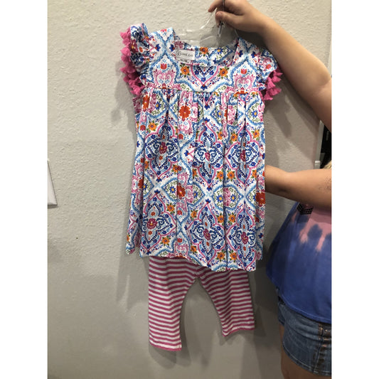 Floral. Pants Set
