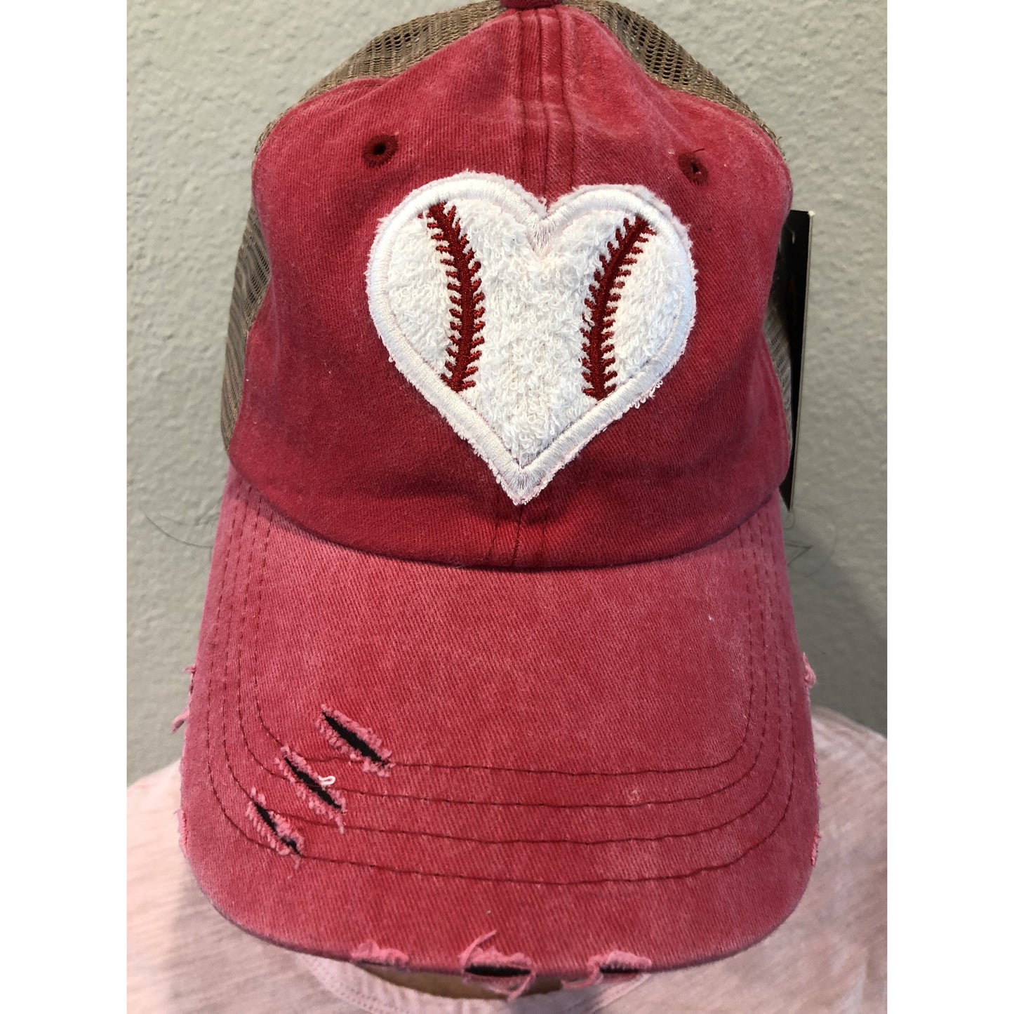 Monogrammed Sport Heart Hat