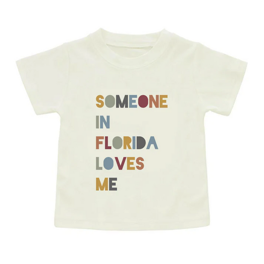 Someone In Florida Loves Me Kids Shirt